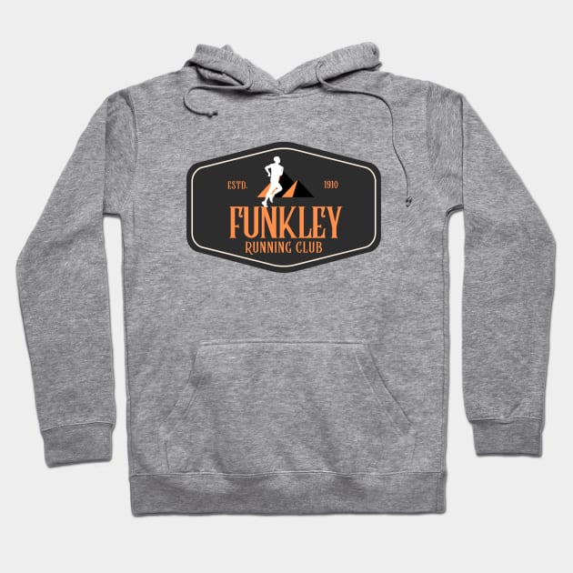 The Funkley Running Club 1910 Hoodie by Dreanpitch